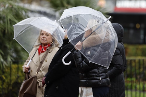 Lluvias intensas en Alicante, Comunidad Valenciana, por temporal