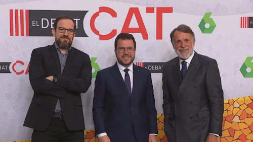 Debate elecciones Cataluña, en directo: intervención de Salvador Illa, Pere Aragonès y el resto de candidatos a la Generalitat y ganador hoy