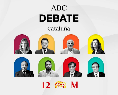 Debate elecciones Cataluña, en directo: intervención de Salvador Illa, Pere Aragonès y el resto de candidatos a la Generalitat y ganador hoy