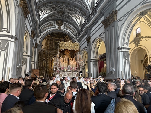 Directo | Traslados y procesiones del Sábado de Pasión en Málaga 2025