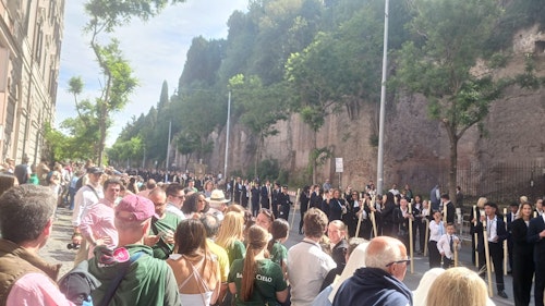 Directo | La Esperanza se encierra y se despide de Roma tras la Gran Procesión