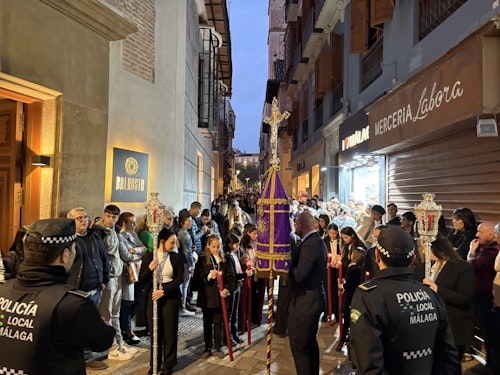 Directo | Traslados y procesiones del Sábado de Pasión en Málaga 2025