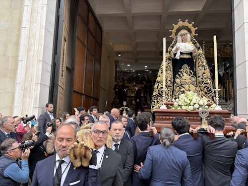 Directo | Traslados y procesiones del Sábado de Pasión en Málaga 2025