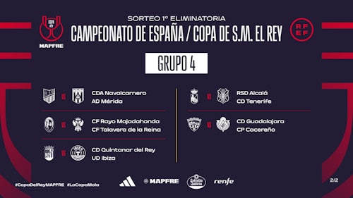 La Real se medirá al Negreira gallego y el Eibar, al Náxara riojano en Copa