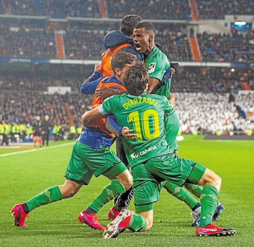 La Real se enfrentará al Real Madrid en semifinales de la Copa