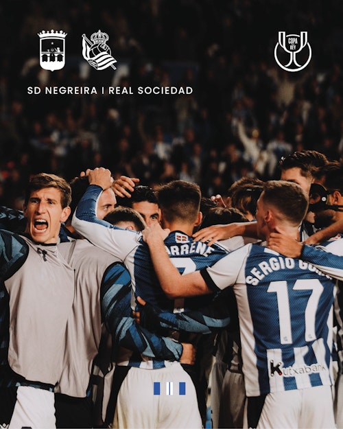 La Real se medirá al Negreira gallego y el Eibar, al Náxara riojano en Copa