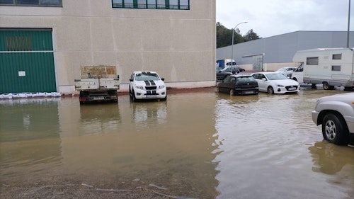 Gipuzkoa, en alerta naranja por lluvias: Inundaciones en Bidasoa y Errenteria y desbordamientos en Zumaia