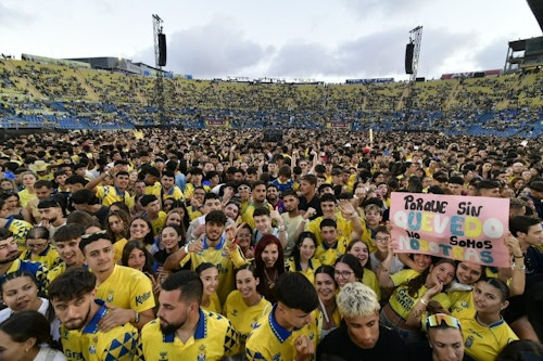 Así hemos narrado el concierto de Quevedo en el Estadio de Gran Canaria