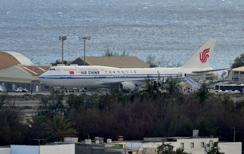 El presidente chino exprime su visita exprés a Gran Canaria: «Estoy encantado en la isla»