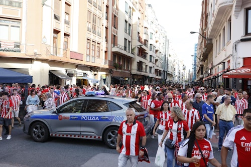 En directo, Bilbao se prepara para el regreso a la Champions