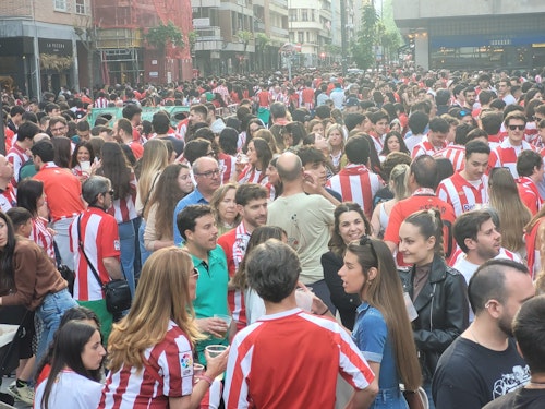En directo, el ambiente del Athletic-Manchester United