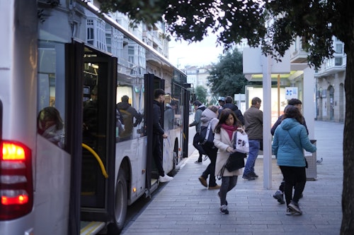 En directo, la huelga de transportes por carretera en Álava