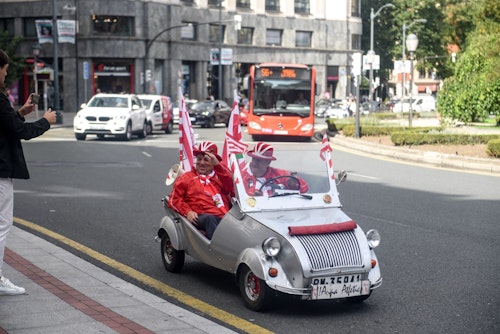 En directo, Bilbao se prepara para el regreso a la Champions