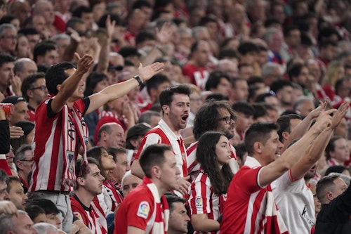 En directo, el ambiente del Athletic-Manchester United