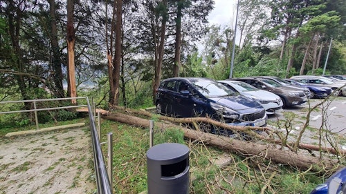 En directo, las consecuencias del paso de &#039;Kirk&#039; por Bizkaia: finalizan las alertas naranjas y los avisos amarillos por viento