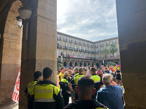 En directo, Bilbao se prepara para el regreso a la Champions