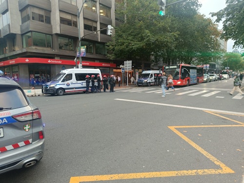 Concluye la jornada de huelga de apoyo a Palestina con una concentración en Indautxu