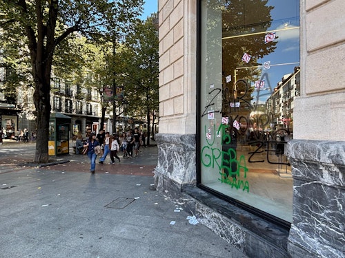 Concluye la jornada de huelga de apoyo a Palestina con una concentración en Indautxu