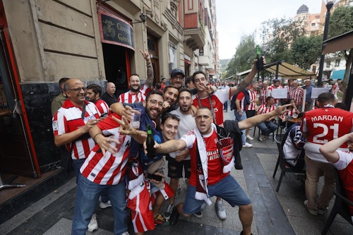 En directo, Bilbao se prepara para el regreso a la Champions
