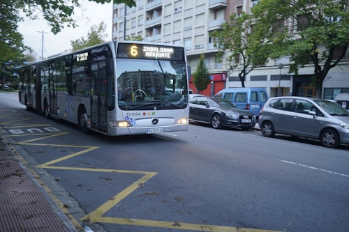 En directo, la huelga de transportes por carretera en Álava