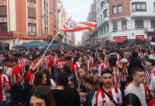En directo, el ambiente del Athletic-Manchester United