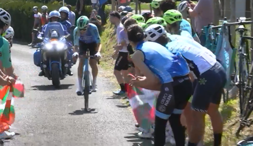 Alex Aranburu es descalificado y se queda sin triunfo de etapa en la Itzulia