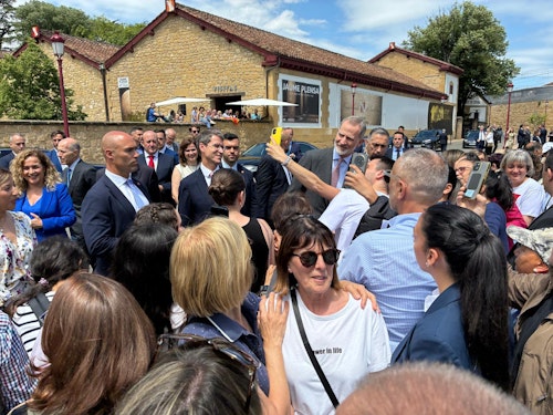 En directo | El Rey se desplaza a Marqués de Riscal para participar en el reconocimiento a la Denominación