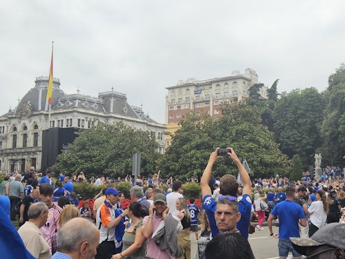 Así ha sido la gran fiesta por el ascenso del Real Oviedo a Primera División