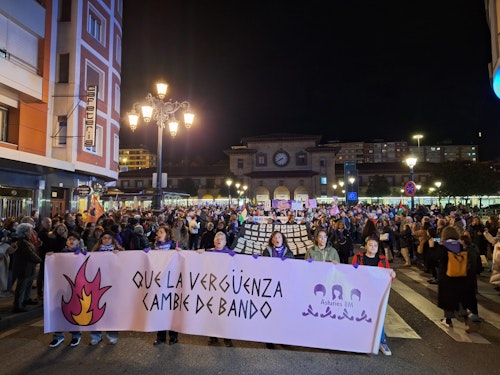 En directo | 25N desde Asturias al grito de: «Que la vergüenza cambie de bando»