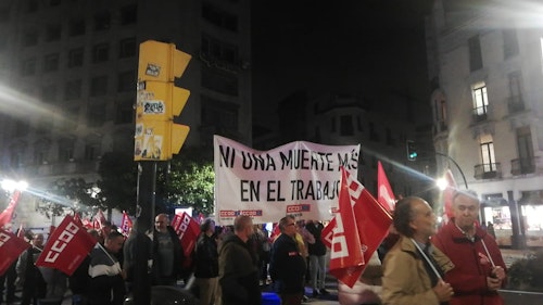 Así te hemos contado la manifestación en Gijón por la siniestralidad laboral en Asturias