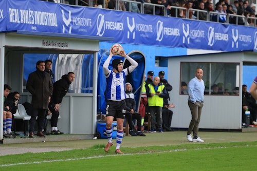 Final del partido: Real Avilés 2 (Javi Cueto y Natalio) - Valladolid Promesas 0
