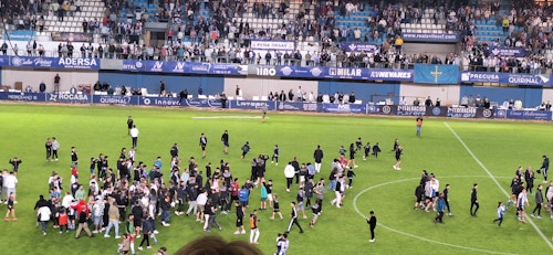 Final del partido: Real Avilés 2 - 2 Atlético Antoniano