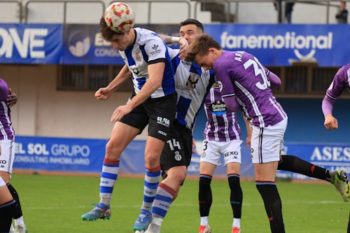 Final del partido: Real Avilés 2 (Javi Cueto y Natalio) - Valladolid Promesas 0