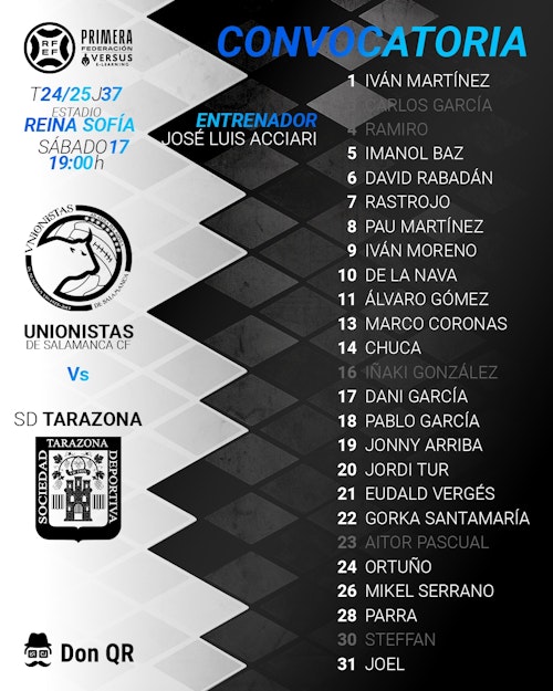 Directo: decisivo Unionistas-Tarazona por la permanencia