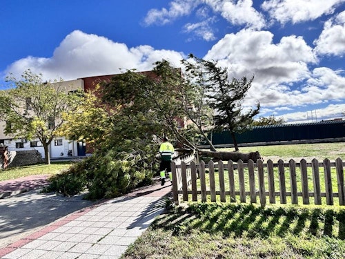 Las consecuencias del huracán Kirk en Salamanca en directo