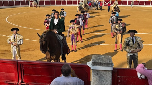 Escribano e Ismael Martín, a hombros en La Florida