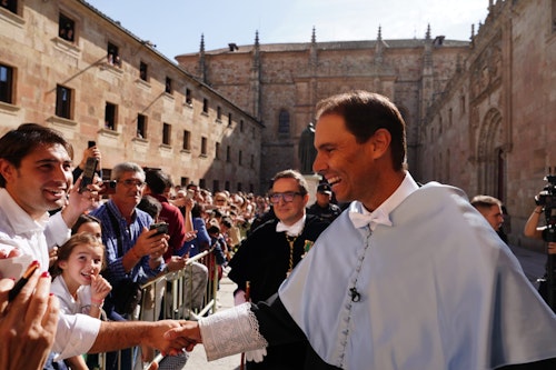Así hemos contado el acto de investidura &#039;honoris causa&#039; de Rafa Nadal en la Universidad de Salamanca