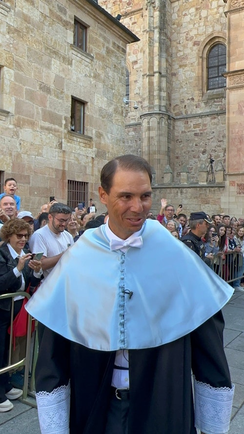 Así hemos contado el acto de investidura &#039;honoris causa&#039; de Rafa Nadal en la Universidad de Salamanca