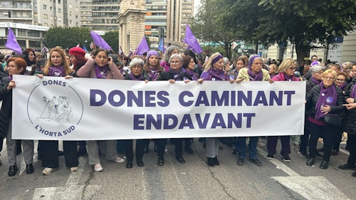 Así hemos contado la marcha del 8M en Valencia