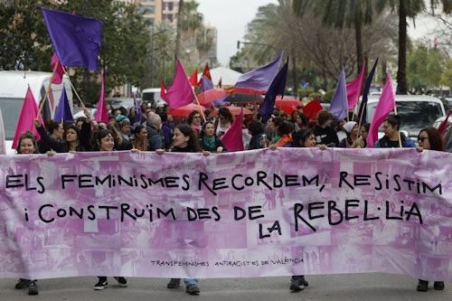 Así hemos contado la marcha del 8M en Valencia