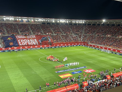 España gana a Dinamarca en su visita a Murcia