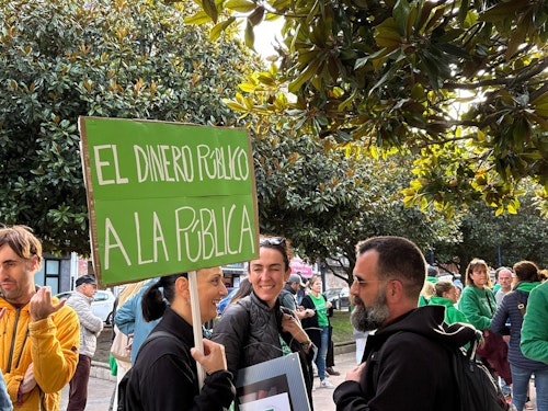 Así le hemos contado el paso a paso de la manifestación docente