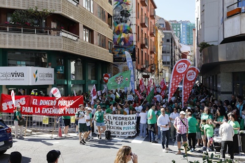 Así le hemos contado el minuto a minuto de la segunda jornada de huelga de los docentes