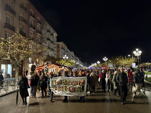Fin de la protesta con el manifiesto: «¡Basta ya de violencia en internet y las redes!»