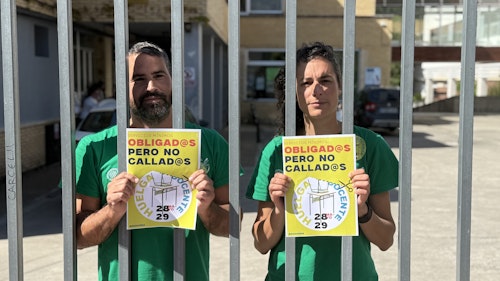 Los sindicatos cifran el seguimiento de la huelga de los docentes en el 52,3%