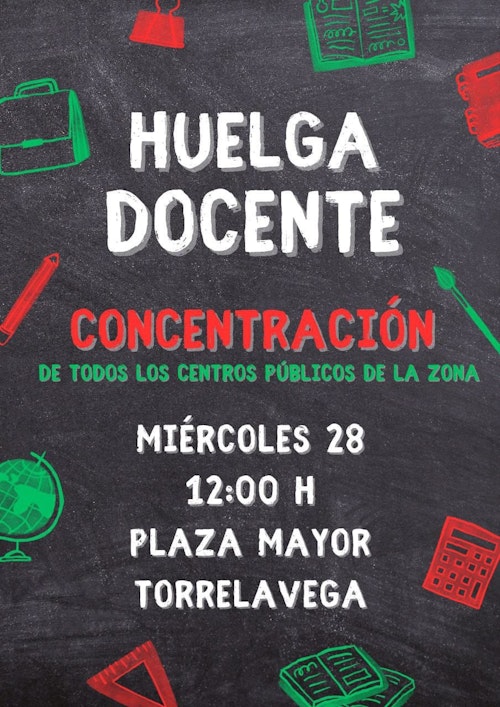 Los sindicatos cifran el seguimiento de la huelga de los docentes en el 52,3%