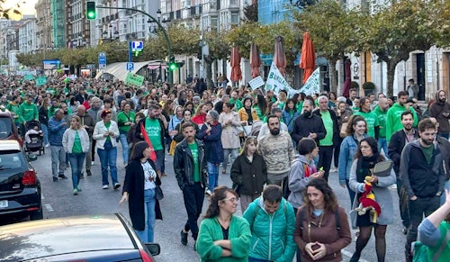 Así le hemos contado el paso a paso de la manifestación docente