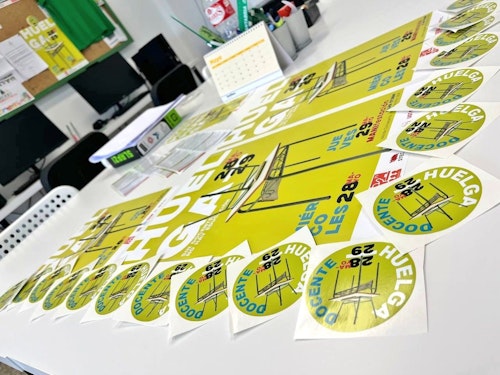 Los sindicatos cifran el seguimiento de la huelga de los docentes en el 52,3%