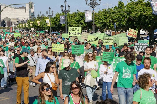 Así le hemos contado el minuto a minuto de la segunda jornada de huelga de los docentes