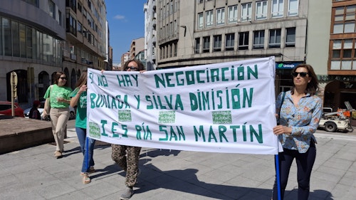 Los sindicatos cifran el seguimiento de la huelga de los docentes en el 52,3%